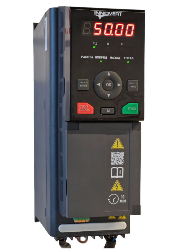 INNOVERT IMD152U21E с векторным управлением,1,5кВт, 220В, 7.0А